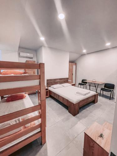Postel nebo postele na pokoji v ubytování Best Builder