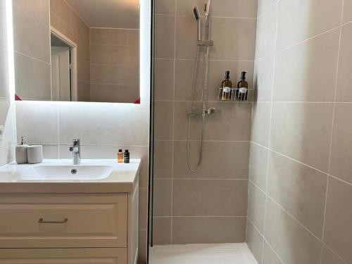 Koupelna v ubytování Suite Alya Appartement proche Disneyland