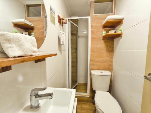 Koupelna v ubytování Hotel Intillanka