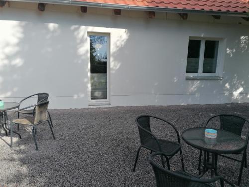 Αίθριο ή υπαίθριος χώρος στο Ferienwohnung IV Sarrebriese