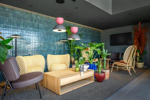 Гостиная зона в Hilton Garden Inn Debrecen City Center