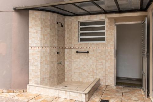 Koupelna v ubytování Apartamento Guarujá Praia Tombo