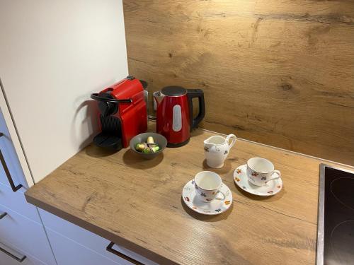 Coffee and tea making facilities at Plombergbauer