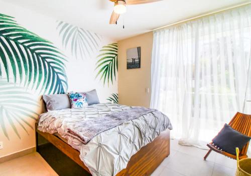 Katil atau katil-katil dalam bilik di Coastal Paradise Akumal Beach and Pools