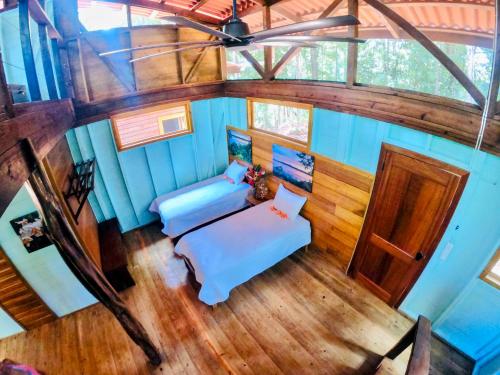 Postel nebo postele na pokoji v ubytování Solarte EcoLodge