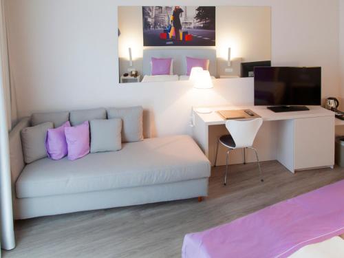 Μια τηλεόραση ή/και κέντρο ψυχαγωγίας στο Hotel City Lugano
