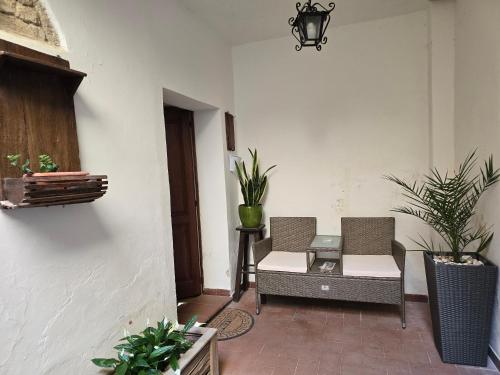 Ruang duduk di La Dimora Di Pienza