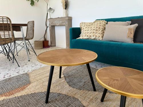 Posezení v ubytování Joli appartement avec vue incroyable