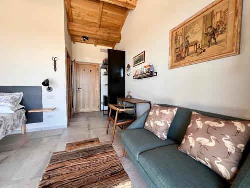 Posezení v ubytování Podere l'Alfina B&B - Bio Agriturismo