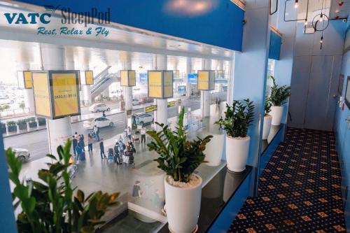 Restaurace v ubytování VATC Sleep Pod Terminal 2