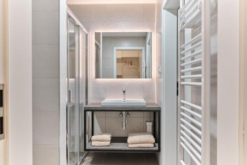 Koupelna v ubytování Apartmány Elite - Frištenského