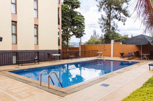 Πισίνα στο ή κοντά στο Highlands Apartment