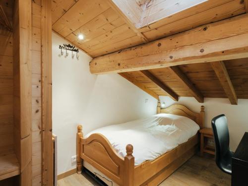 Кровать или кровати в номере Appartement 3* proche pistes, 77m², WIFI, Parking - FR-1-304-222