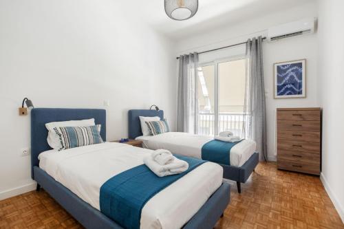 Glimmer 2-Bedroom Apartment in Athens