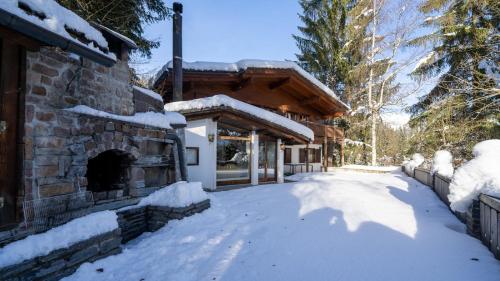 Waldhaus Laax durante el invierno