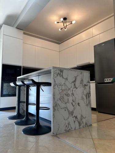 Kitchen o kitchenette sa Villa Castle View