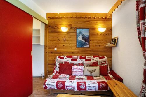 Katil atau katil-katil dalam bilik di A2 302 Appart au pied des pistes