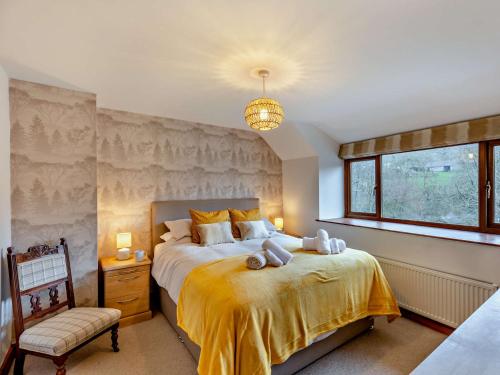 Ένα ή περισσότερα κρεβάτια σε δωμάτιο στο 3 Bed in Bala 94600
