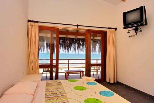 Postel nebo postele na pokoji v ubytování Mar Azul