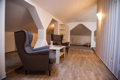 Χώρος καθιστικού στο Hotel Nova Residence