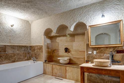 Koupelna v ubytování Avilla Cave Hotel