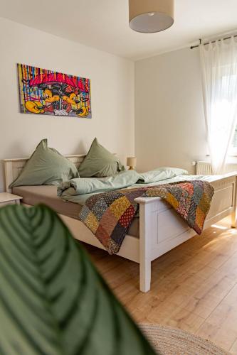 Кровать или кровати в номере 70qm Pure Erholung in bester Lage