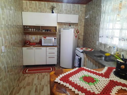Dapur atau dapur kecil di Sítio jaguary
