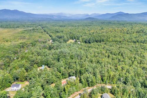 an aerial view of a forest of trees at Mitten Pines Cabin Hot Tub Fire Pit in Conway
