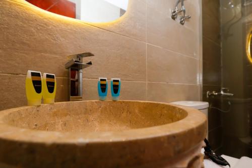 Un baño de Taj Pyramids inn - Pyramids View Rooftop