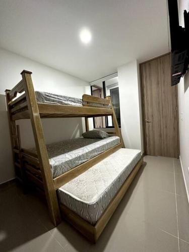 Postel nebo postele na pokoji v ubytování Hermoso Apartamento Entero