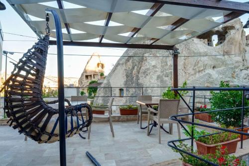Balkón nebo terasa v ubytování Avilla Cave Hotel