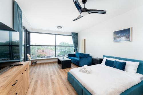 Wiślane Tarasy 2 0 Blue Studio by BookingHost