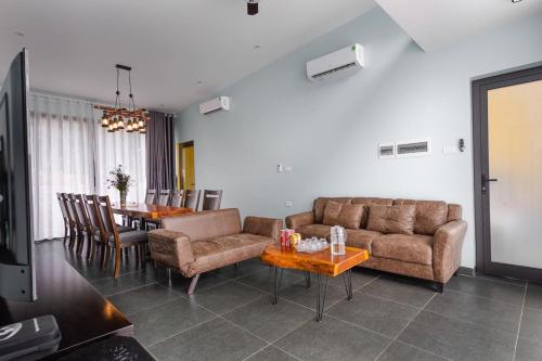 Posezení v ubytování Iris Villas Venuestay