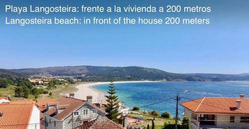 Refugio climático en Finisterre frente a la playa con vistas al mar!!