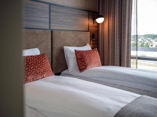Quality Hotel Panoramaにあるベッド