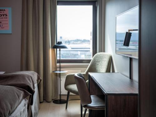 Quality Hotel Panoramaにあるベッド
