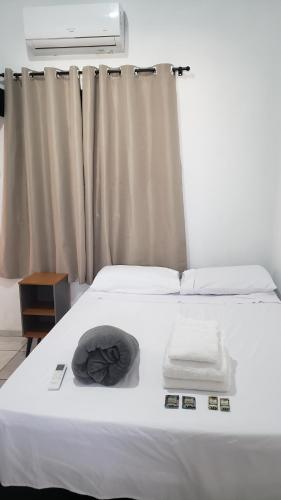 Postel nebo postele na pokoji v ubytování Casa Limoeiro