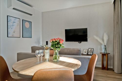 TV o dispositivi per l'intrattenimento presso Apartamenty Wyspa BlueApart Jastarnia