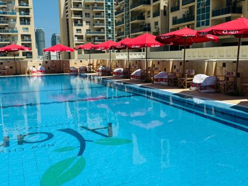 Πισίνα στο ή κοντά στο Apartment at El Down Town New El Alamein
