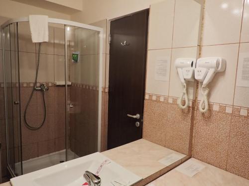 Koupelna v ubytování Delta Palace