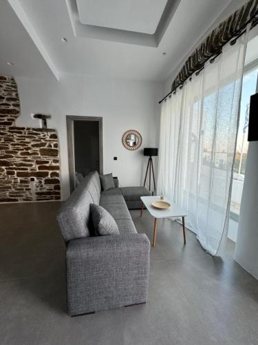 Гостиная зона в Bakery House Triantaros Tinos