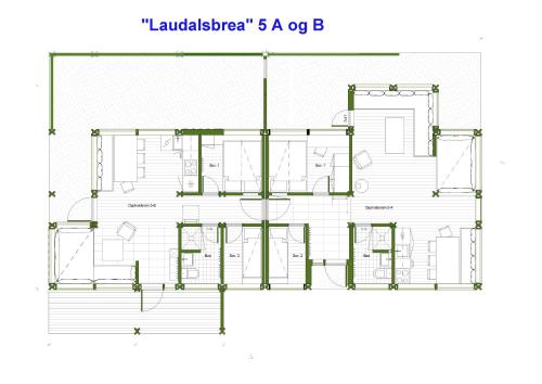 a floor plan of a house at Liapark in Ål