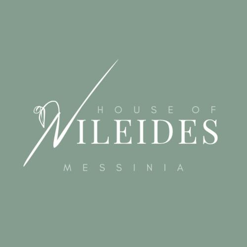 a logo with the words villages at House of Nileides in Gargaliánoi