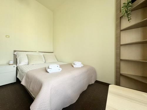 Postel nebo postele na pokoji v ubytování Hotel Mazowiecki WOW