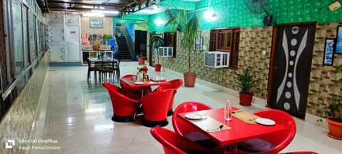 Posezení v ubytování Hotel Anand LOK