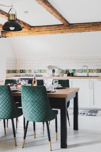 Η κουζίνα ή μικρή κουζίνα στο Apartament Sadyba