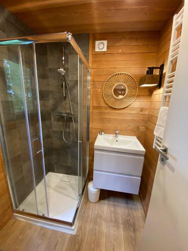 Bilik mandi di Les Lodges de Vaugrigneuse