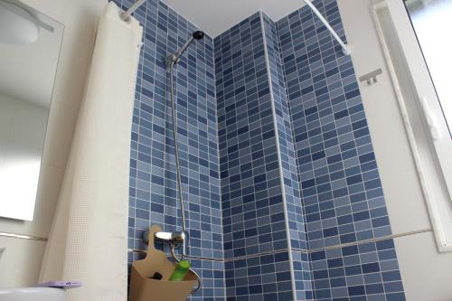 Koupelna v ubytování O Faro de Corrubedo