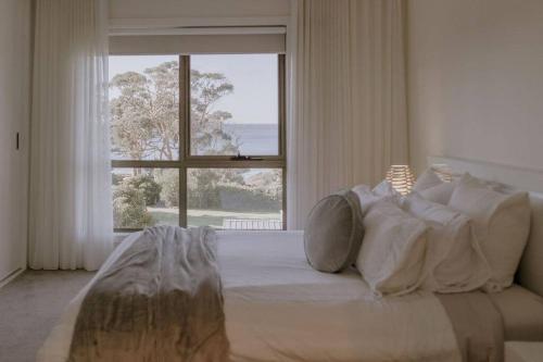 Postel nebo postele na pokoji v ubytování The Little Lobster