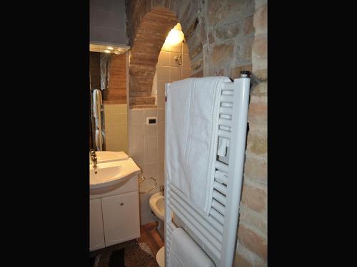 Koupelna v ubytování La Casina Toscana
